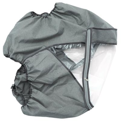 Wakauto Windproof and Spittle Stroller and Dust Cover for Outdoor Use Grey Without Stroller Convenient Fits