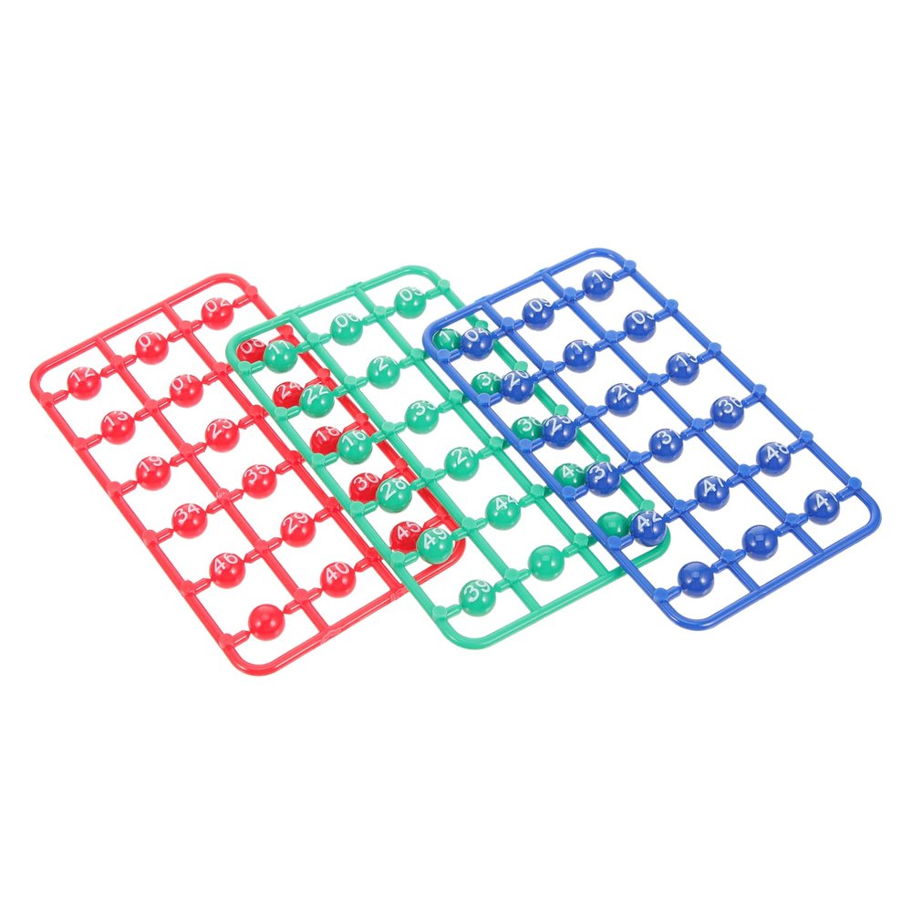 FAVOMOTO 49pcs Raffle Balls Bingo Game Balls for Parties Read Numbers Compact Portable Design for Fun Activities