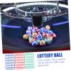 FAVOMOTO 49pcs Raffle Balls Bingo Game Balls for Parties Read Numbers Compact Portable Design for Fun Activities view 2