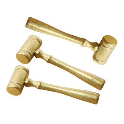 VICASKY 3pcs Wooden Judge Gavel Auction Hammer Toy for Role Playing Courtroom Props for Lawyers Judges Auctioneers Boys and Girls Dress-up Activities