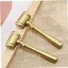 VICASKY 3pcs Wooden Judge Gavel Auction Hammer Toy for Role Playing Courtroom Props for Lawyers Judges Auctioneers Boys and Girls Dress-up Activities view 2
