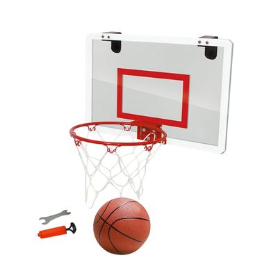 Alasum 1pc Mini Door Hanging Basketball Board Transparent Space-Saving Indoor Hoop for Home Assembly Backboard Fun for All Ages