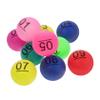 VICASKY 50pcs Lottery Game Balls Seamless Balls Numbered Bulk Bar Game Props Material for Events view 4