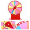 Hemoton Game Board Prize Wheel Rotating Lottery Wheel for Events Parties and Classroom Activities Construction for Fun Raffles and Games view 3
