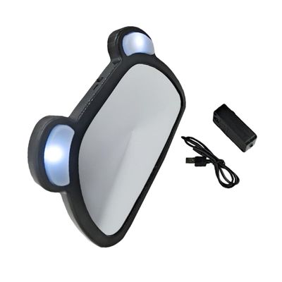 TOYANDONA Usb Observation Mirror with Led Light Car Interior Rearview for Backseat Durable Design for Easy Installation and Optimal Viewing