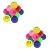 ibasenice 20pcs Raffle Balls Bulk Pong Balls Seamless Numbered Party Activity Props Material Non-Fading Print view 1
