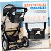 Abaodam Stroller Holder Organizer Oxford Cloth Bag Cup Holder Car Diaper Caddy for Stroller view 3