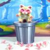 3D Printed Articulated Racoon with Trash Can, Animal Racoon Toy, Wild Life Animal Raccoon Figure, Desktop Toy Fidget Toy for ADHD Autism IHWAR007 (Large - 5.5 Inches) view 1