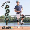 Chillafish Poogi Kids Glow Light-Up Pogo Stick with Centralized Extra Foot Pedal to Balance on One Foot and Versatile Soft-Touch Handgrip for One or Two Hands, Ages 5+, up to 77-lbs., Papaya view 2