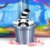 3D Printed Articulated Racoon with Trash Can, Cute Animal Black and White Racoon, Wild Life Animal Raccoon Figure, Articulated Racoon Fidget Toy for ADHD Autism IHWAR002 (Large -5.5 Inches) view 1
