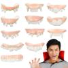Abaodam Authentic Look Vampire Teeth 12 Pack Retractable Fake Fangs Comfortable for Halloween Party view 1