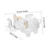 Abaodam Elephant Piggy Bank Stuffed Animal Coin Box for Boys and Girls Elephant Shower Decor Educational Boys and Girls Bank view 2