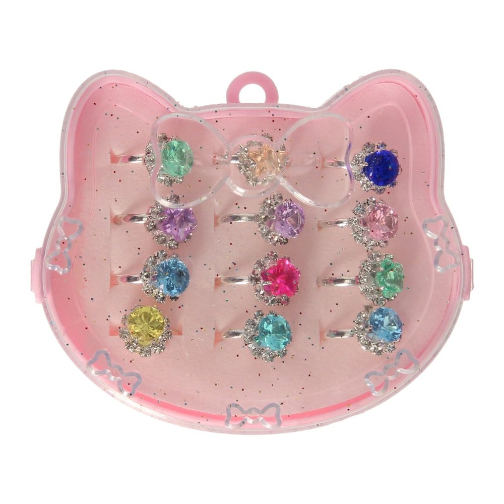 Ring set Heart, 12pcs.
