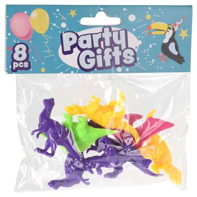 Hand Out Gifts Colored Dino, 8pcs.