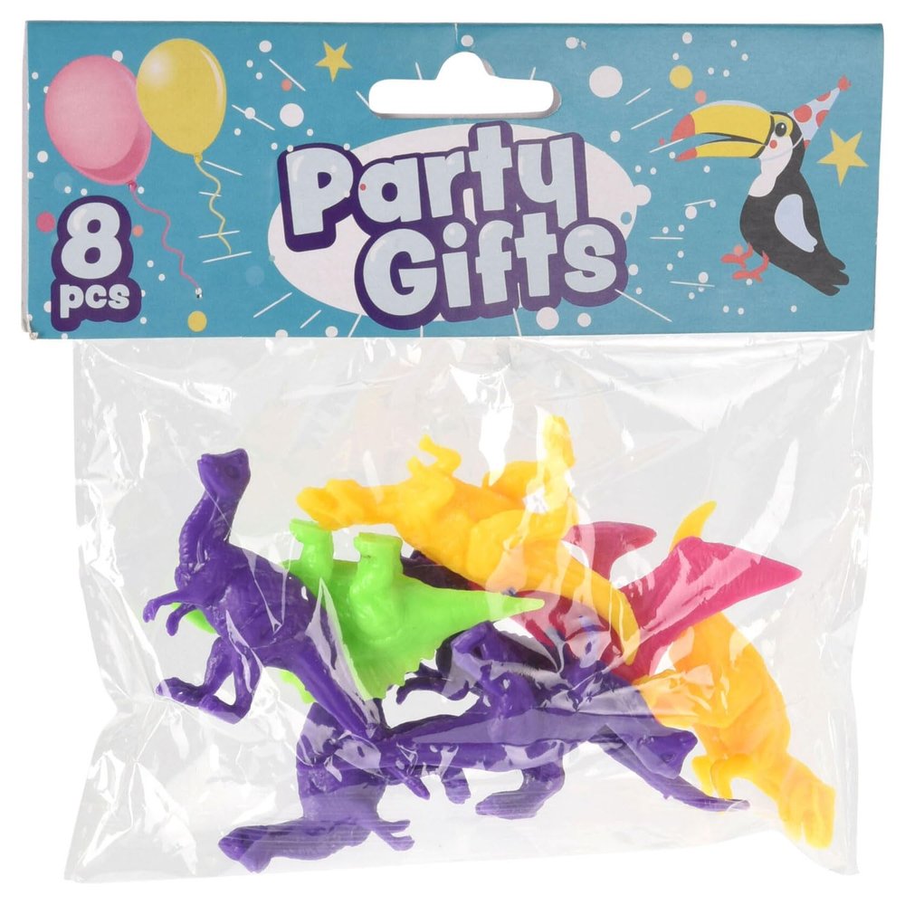 Hand Out Gifts Colored Dino, 8pcs.