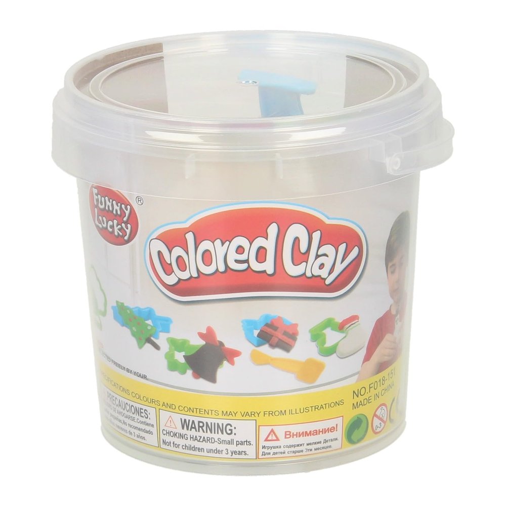 Clay Set in Storage Box Christmas Cookie Cutter
