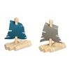 Wooden Raft With Sail view 1
