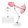 Abaodam 2pcs Adjustable Doll Display Holders Special Effects Ornaments Figure Stand Doll Holders Action Figure Plastic Model Stands view 1