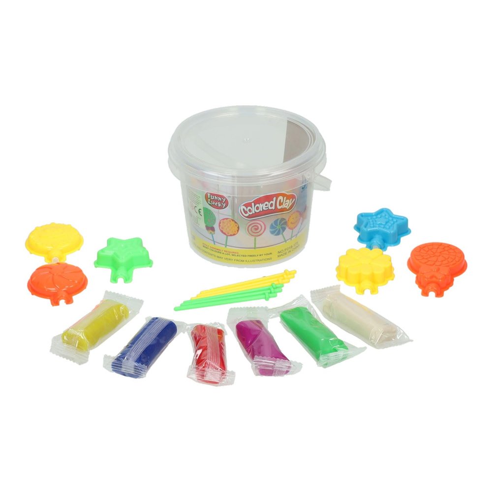 Clay Set in Storage Box Lollipops Making