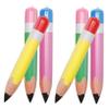 Abaodam 6pcs Giant Inflatable Pencil Balloons Fun Crayon Decor for Back to School Graduation Birthday Parties Lightweight Sturdy view 1