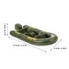 Abaodam 10pcs Miniature Boat Models for Desktop Decor Lifelike Simulation Boat Toys for Boys and Girls for Landscaping and Collecting Safe and Design view 2