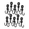 Abaodam 10pcs Heavy Duty Stroller Hook for Grocery Bags Multi-Function Bike Handlebar Hanger Convenient Shopping Trolley Accessories for Organizing Bags view 1