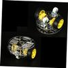 Abaodam Smart Rc Car Chassis Kit for DIY Learning Double Layer Obstacle Avoidance Design Compatible Easy to Install and Use for Ages view 4