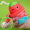 Original Squishmallows Scarlet Premium Cloud Slime - Limited Release, Strawberry Scent, 8 oz. Jar view 2