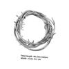 Abaodam 2pcs Fake Barbed Wire Halloween Prop Gothic Plastic Decoration for Haunted House Prank Barbed Wires for Scary Party Atmosphere Multi-Scene Use Easy Assembly view 2