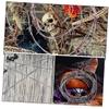 Abaodam 2pcs Fake Barbed Wire Halloween Prop Gothic Plastic Decoration for Haunted House Prank Barbed Wires for Scary Party Atmosphere Multi-Scene Use Easy Assembly view 3