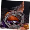Abaodam 2pcs Fake Barbed Wire Halloween Prop Gothic Plastic Decoration for Haunted House Prank Barbed Wires for Scary Party Atmosphere Multi-Scene Use Easy Assembly view 4