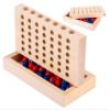 Engelhart - 340925 - Four Online Small Wooden Travel Game - Strategy Game - from 6 Years view 1
