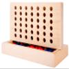 Engelhart - 340925 - Four Online Small Wooden Travel Game - Strategy Game - from 6 Years view 3