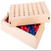 Engelhart - 340925 - Four Online Small Wooden Travel Game - Strategy Game - from 6 Years view 4