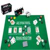 Engelhart - 320900 - Complete Poker Set - Metal Box with Mat, 200 Chips (4 g), 2 Card Games, Dealer Buttons, Small and Large Shields + Game Rules view 1