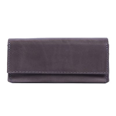 INCARNE Tarot Card Box with Magnetic Clasp - Tarot Card Holder for Most Standard Tarot Cards, Genuine Leather, Vintage Gray
