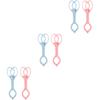 Abaodam 6pcs Newborn Bottle Clamp Aby Feeding Tong Portable Nursing Tong Non-slip Design Feeding Bottle Clamp Tool view 1