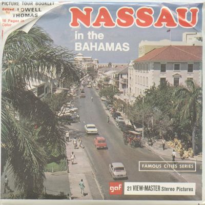 3Dstereo 21 Images from Nassau in The Bahamas - Famous Cities Series - Needs View-Finder or View-Master viewer