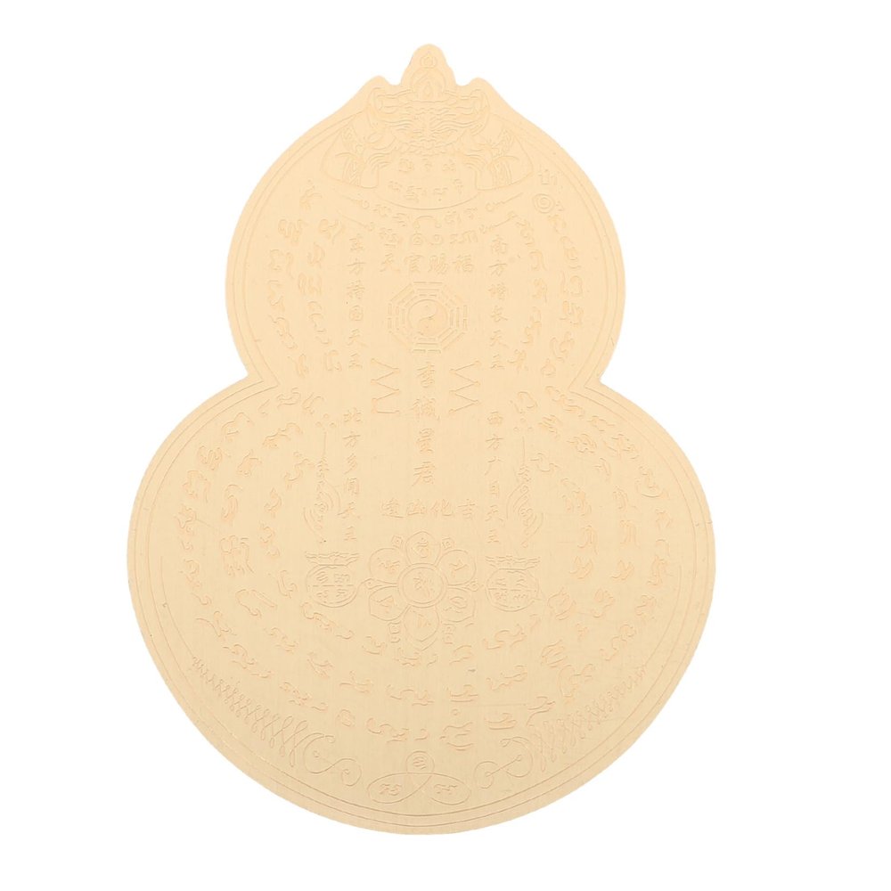 GRIRIW 1pc Gourd Amulet Sticker Traditional Chinese Style Religious Decal for Wallet Bag Lightweight Material and Elegant Design for Daily Use and Spiritual Protection