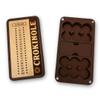 Crokinole Score Keeper with Pegs and Discs for Table Games & Family Fun: Perfect for 2 Players. Compatible with Your Crokinole Board Game or Even Tabletop Shuffleboard! (Set Without Discs) view 1