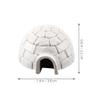 Abaodam 8pcs Simulated Ice House Models Cartoon Figurines for Table Decor Educational Habitat Playthings Plastic Ornaments for Boys and Girls and Adults view 2