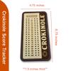 Crokinole Score Keeper for Table Games & Family Fun: Perfect for 4 Players. Compatible with your Crokinole Board Game or even Tabletop Shuffleboard! (Set with 24 Discs) (Set without Discs) view 4