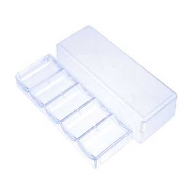 COHEALI 100pieces Convenient Poker Chip Holder Case for Easy Storage and Organization Lightweight Design for Home Games and Travel Holds Chips