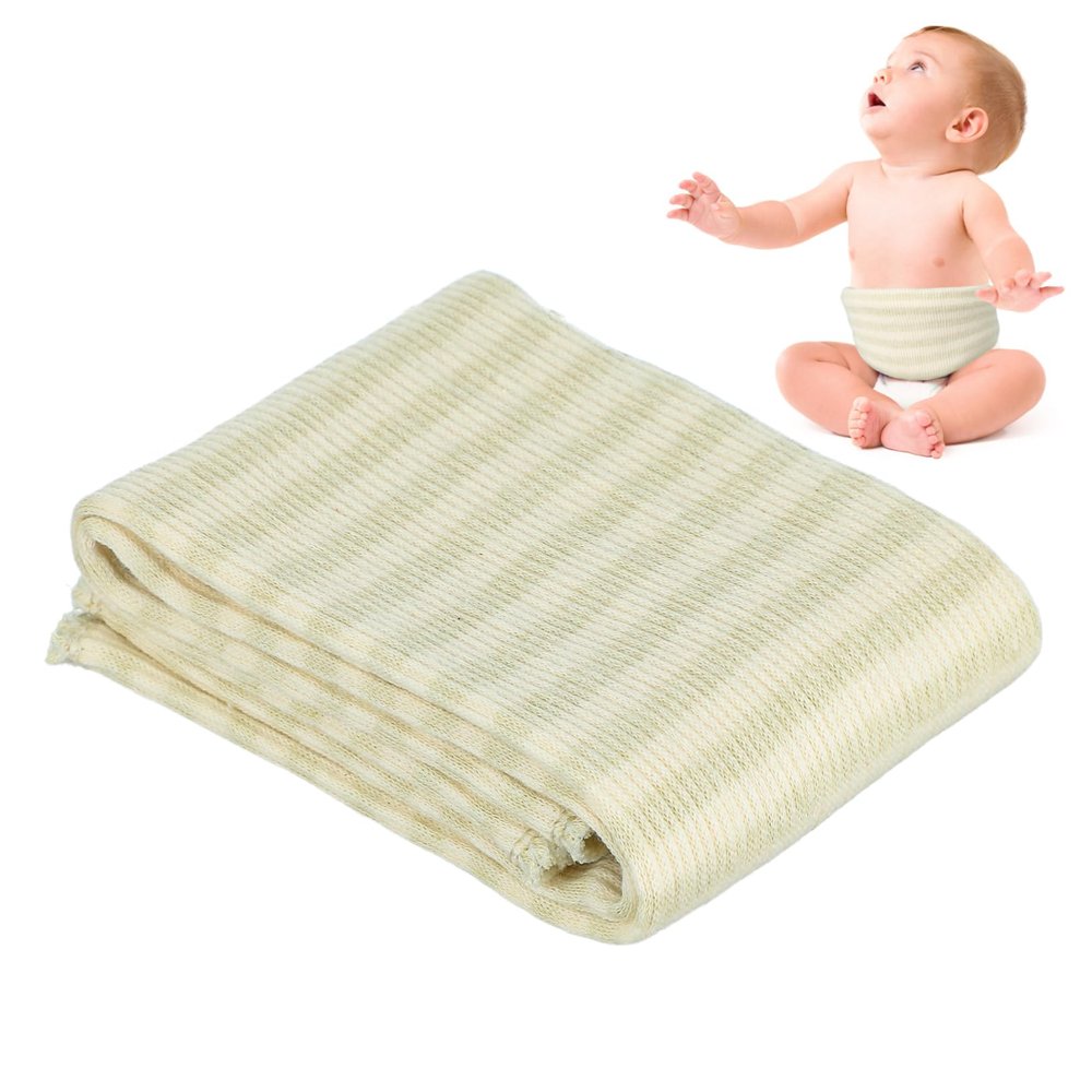 Hemoton Infant Belly Band 34cm Navel Band for Newborns Heated Tummy Wrap Soft Comfortable Random Color