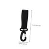 MOLUCKFU 12pcs Stroller Hangers Wheelchair Pushchair Hooks Non-Slip Stroller Hanger Hooks for Shopping Bags view 2