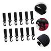 MOLUCKFU 12pcs Stroller Hangers Wheelchair Pushchair Hooks Non-Slip Stroller Hanger Hooks for Shopping Bags view 3