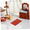 Abaodam 100pcs Dollhouse Wood Flooring Tiles Geometric Boards for Miniature Homes Easy Peel and Stick Installation Realistic Wood Texture for Dollhouse Decor view 4