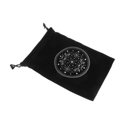 Hohopeti Drawstring Tarot Card Holder Bag Small Pouch for Tarot Cards Jewelry Coins