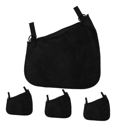 4pcs Stroller Storage Bags Side Sling Mesh Pouches for Diapers Bottles Essentials for Outdoor Travel Shopping