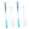 1set Sponge Brush and Bottle Cleaning Brush Kit Set for Narrow and Wide Mouth Bottles Ergonomic Long Handle Non-Slip Design for Home and Travel Use view 1